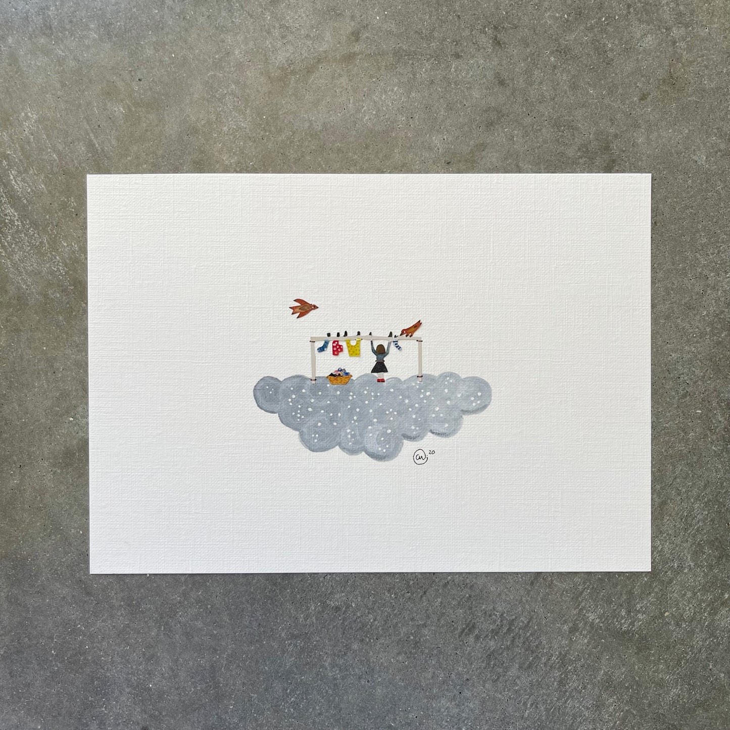 "Cloud Laundry," Original Artwork ©