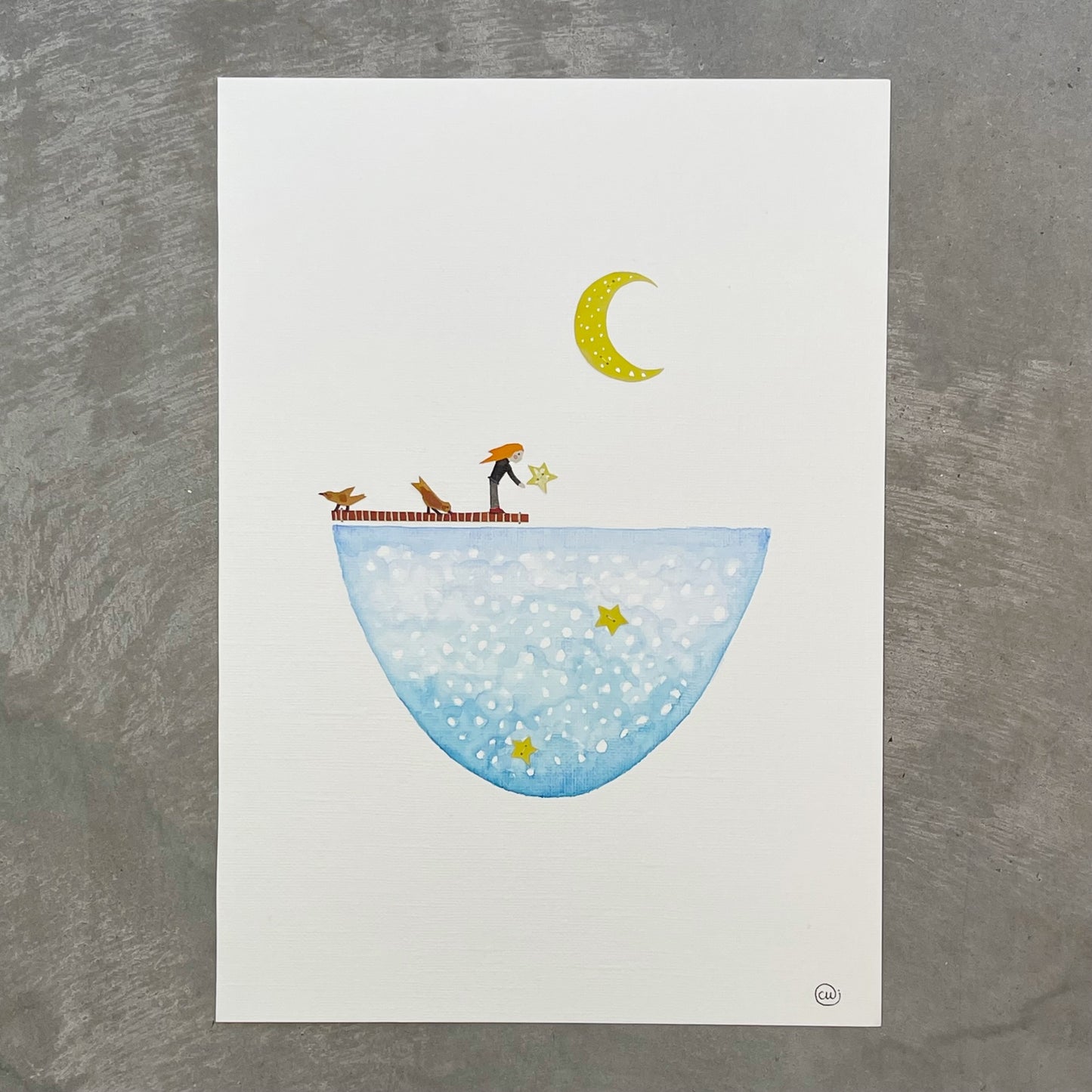 "Drifting Stars" Original Artwork ©