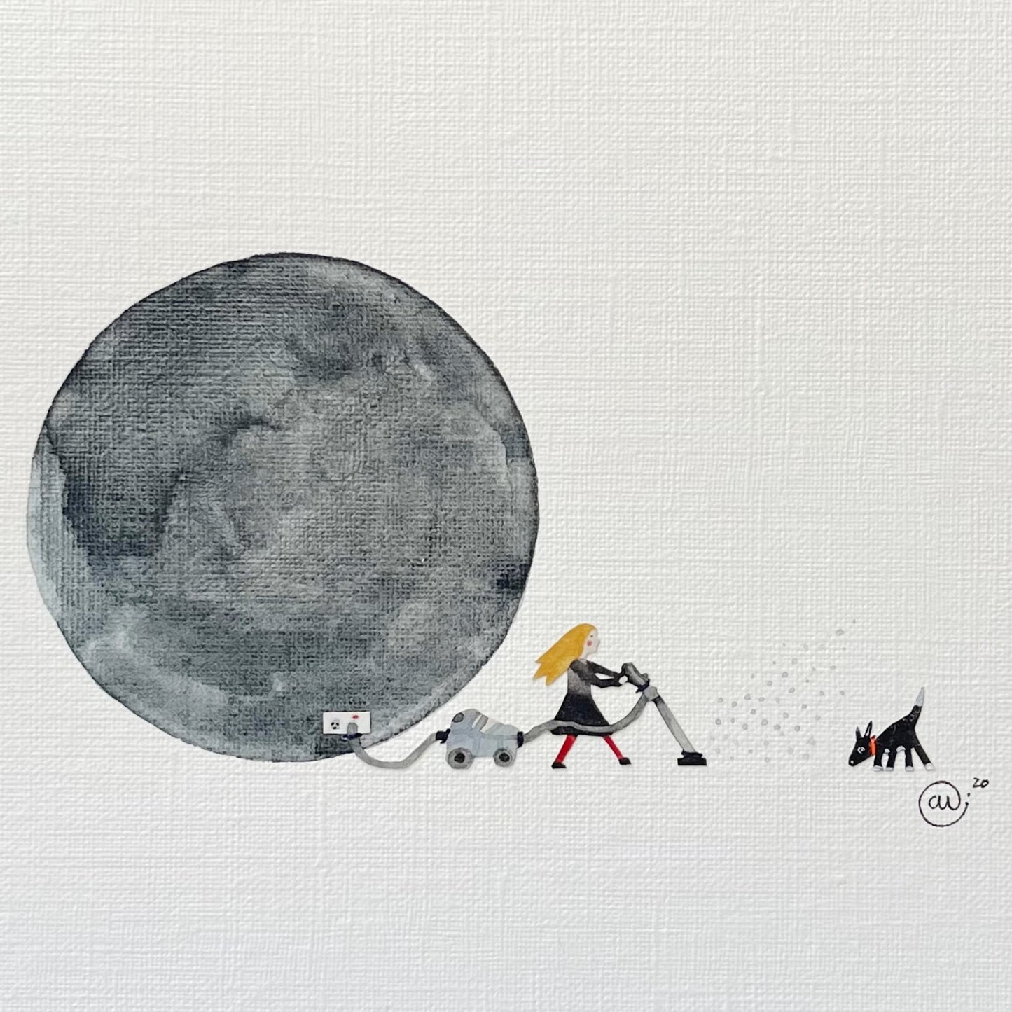 Plugging In - Original Artwork ©