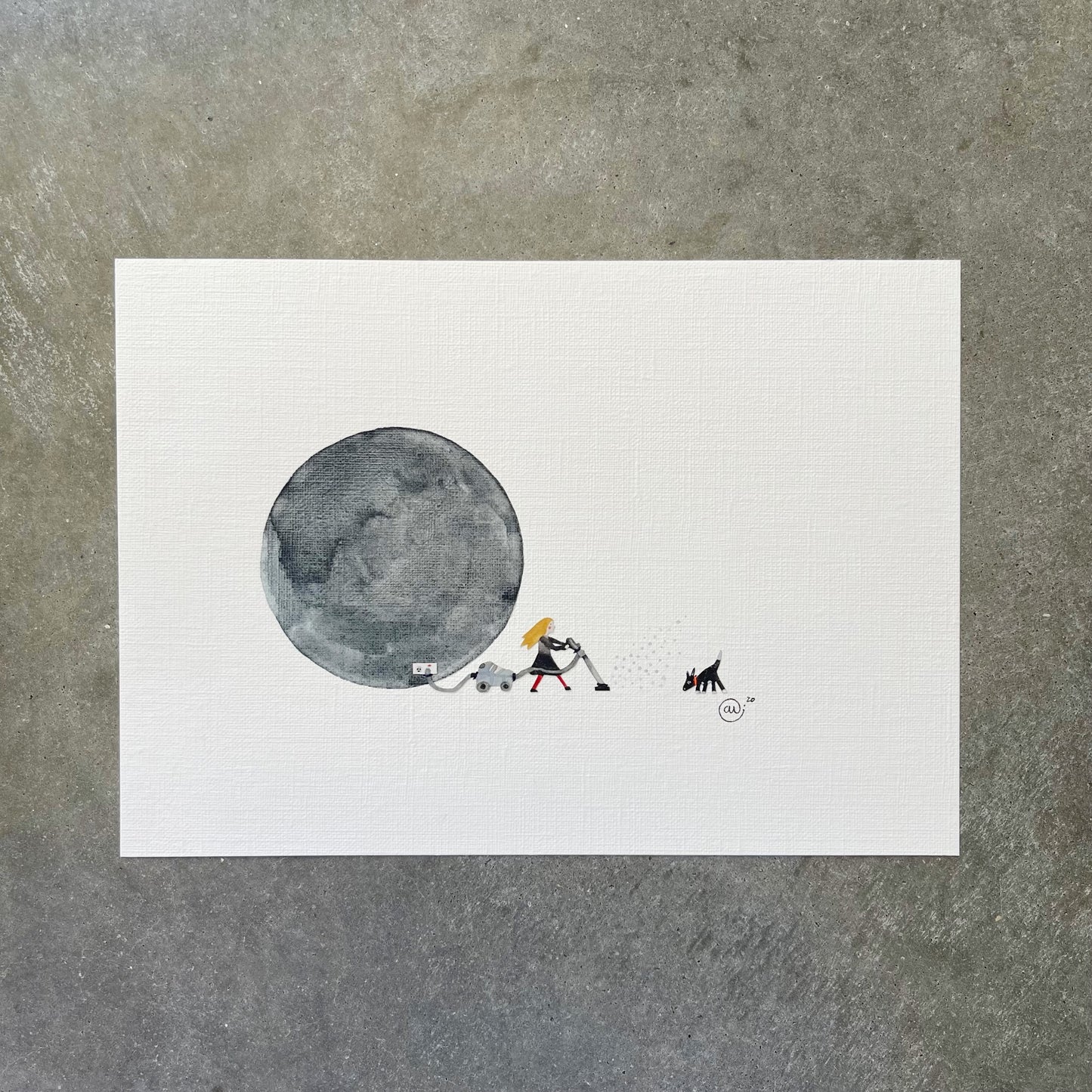 Plugging In - Original Artwork ©